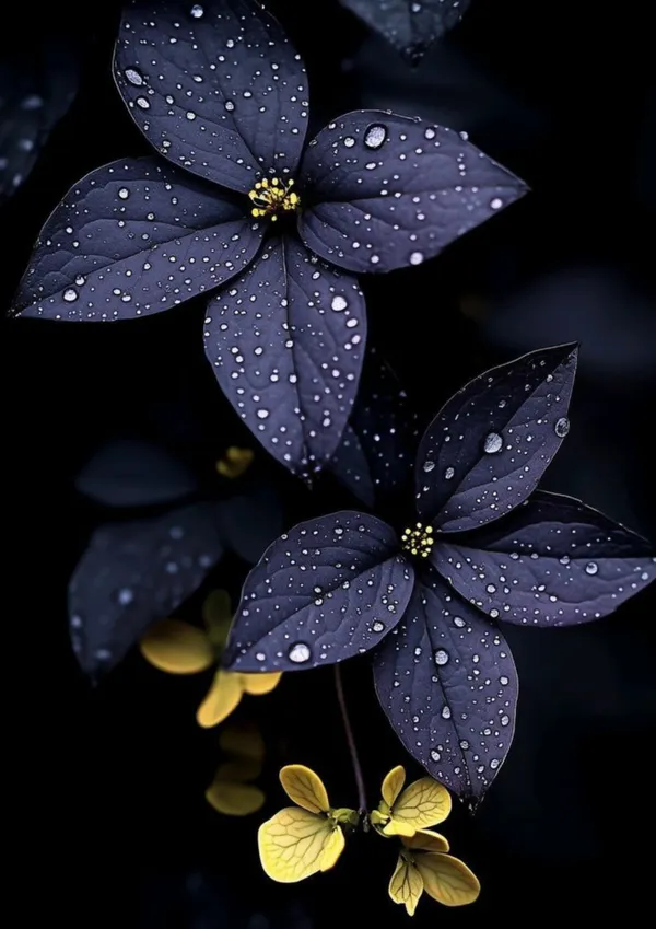 Wooden_Moody_Dark_Botanical_Framed_Wall_Art_Set_Of_3