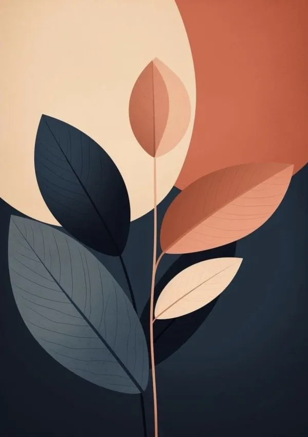 Wooden_Minimalist_Botanical_Leaf_Framed_Wall_Art_Set_Of_3