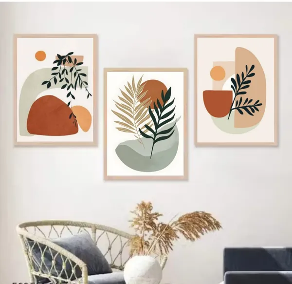 Wooden_Modern_Abstract_Botanical_Framed_Wall_Art_Set_Of_3