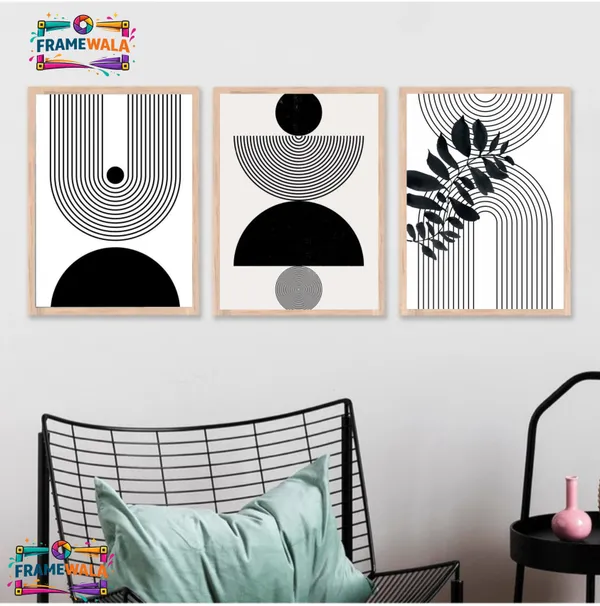 Wooden_Minimalist_Black_White_Geometric_Framed_Wall_Art_Set_Of_3
