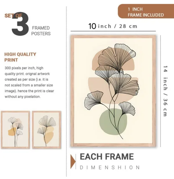 Wooden_Minimalist_Abstract_Ginkgo_Leaf_Framed_Wall_Art_Set_Of_3