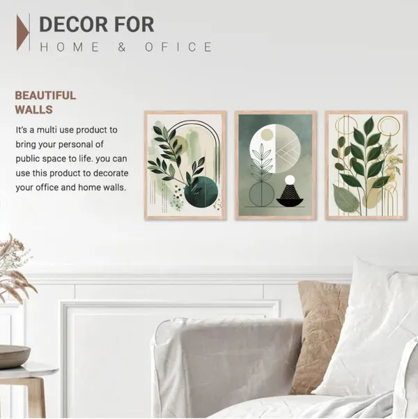 Wooden_Botanical_Geometric_Abstract_Framed_Wall_Art_Set_Of_3
