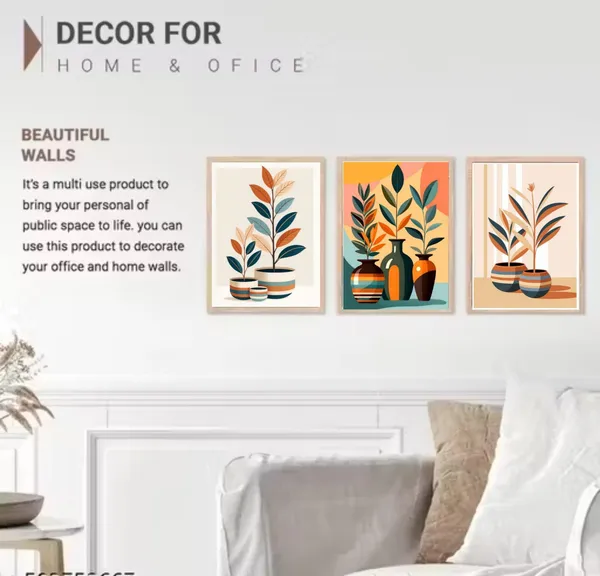 Ceramic_Modern_Striped_Botanical_Illustration_Decorative_Planters_Set_Of_3