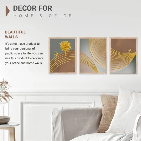 Wooden_Contemporary_Golden_Contour_Line_Art_Framed_Wall_Art_Set_Of_3