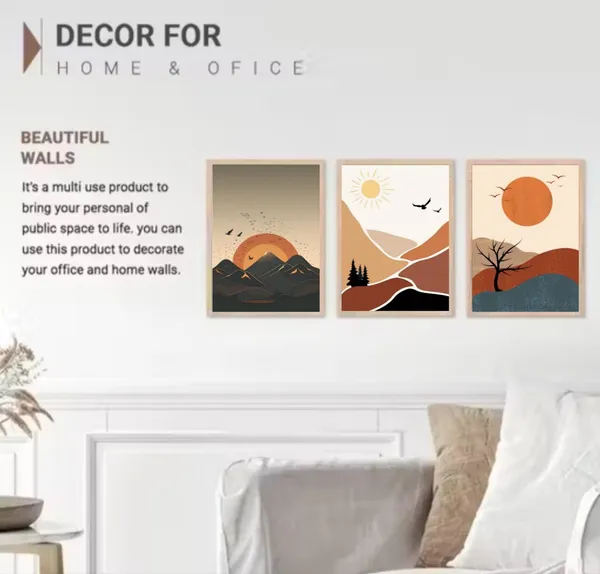 Wooden_Minimalist_Mountain_Landscape_Framed_Wall_Art_Poster_Set_Of_3