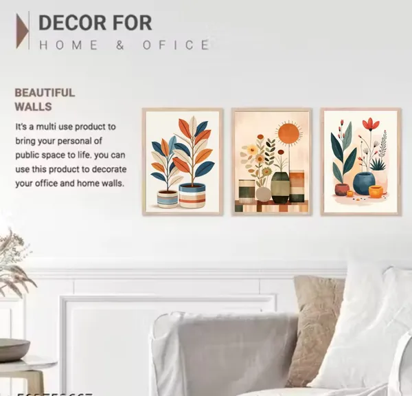 Wooden_Minimalist_Floral_Botanical_Framed_Wall_Art_Set_Of_3