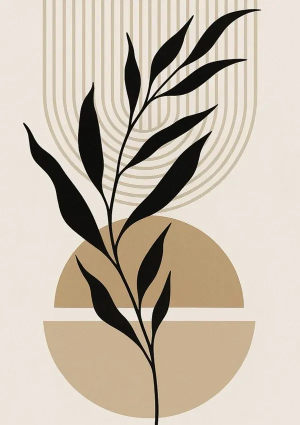 Wooden_Bohemian_Abstract_Botanical_Framed_Wall_Art_Set_Of_3
