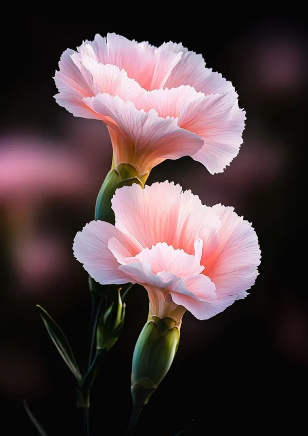 Wooden_Pastel_Carnation_Floral_Framed_Wall_Art_Set_Of_3