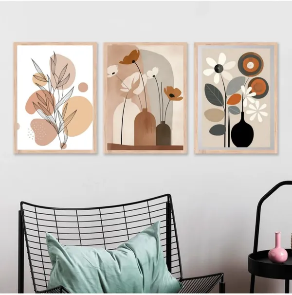 Wooden_Minimalist_Abstract_Floral_Neutral_Framed_Wall_Art_Set_Of_3