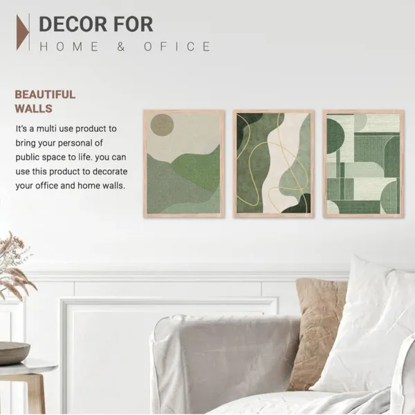Wooden_Modern_Geometric_Abstract_Green_Framed_Wall_Art_Set_Of_3