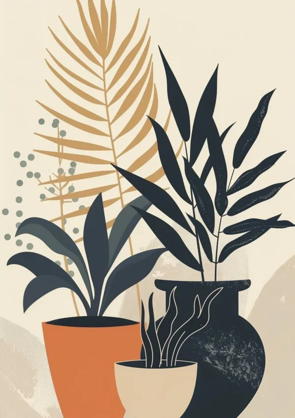 Wooden_Modern_Abstract_Botanical_Vase_Framed_Wall_Art_Set_Of_3