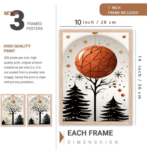 Wooden_Minimalist_Winter_Trees_Celestial_Framed_Wall_Art_Set_Of_3