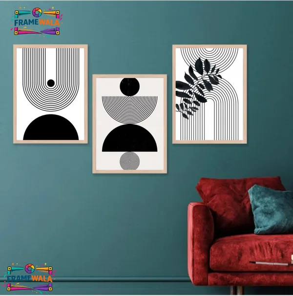 Wooden_Minimalist_Black_White_Geometric_Framed_Wall_Art_Set_Of_3
