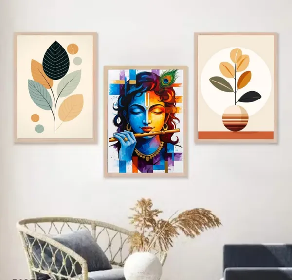 Wooden_Minimalist_Botanical_Leaf_Framed_Wall_Art_Set_Of_3