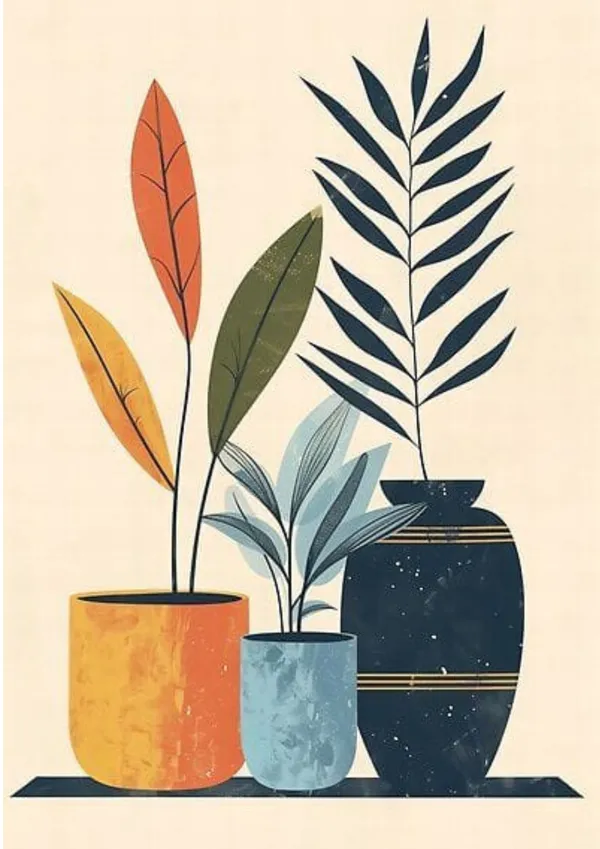 Wooden_Minimalist_Botanical_Potted_Plant_Framed_Wall_Art_Set_Of_3