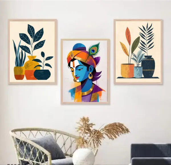 Wooden_Contemporary_Botanical_Framed_Wall_Art_Set_Of_3