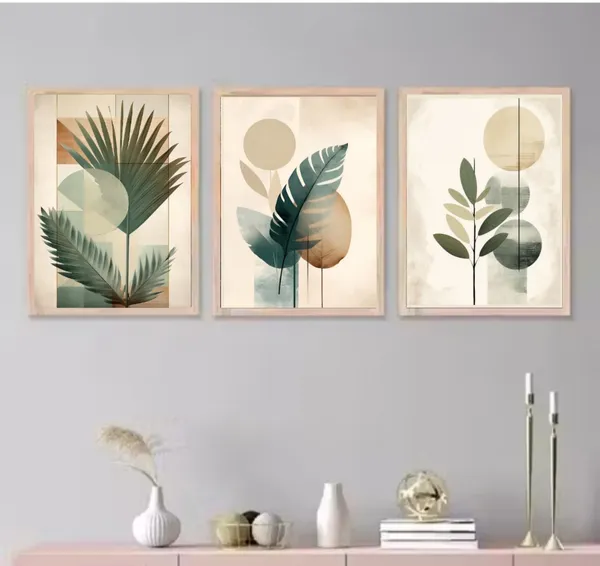 Wooden_Minimalist_Botanical_Abstract_Framed_Wall_Art_Set_Of_3