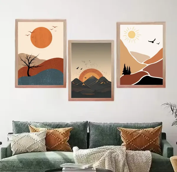 Wooden_Minimalist_Mountain_Landscape_Framed_Wall_Art_Poster_Set_Of_3