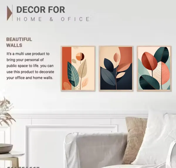 Wooden_Minimalist_Botanical_Leaf_Framed_Wall_Art_Set_Of_3