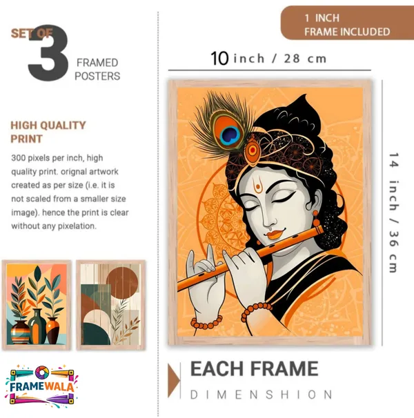 Wooden_Modern_Geometric_Botanical_Framed_Wall_Art_Set_Of_3