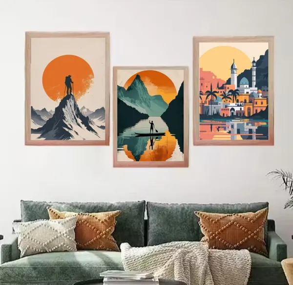 Wooden_Minimalist_Cityscape_Landscape_Framed_Wall_Art_Set_Of_3