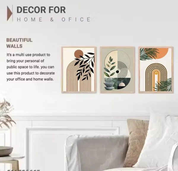 Wooden_Modern_Geometric_Botanical_Abstract_Framed_Wall_Art_Set_Of_3