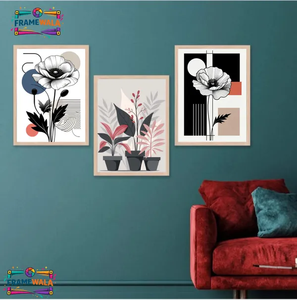 Wooden_Minimalist_Abstract_Floral_Line_Art_Framed_Wall_Art_Set_Of_3
