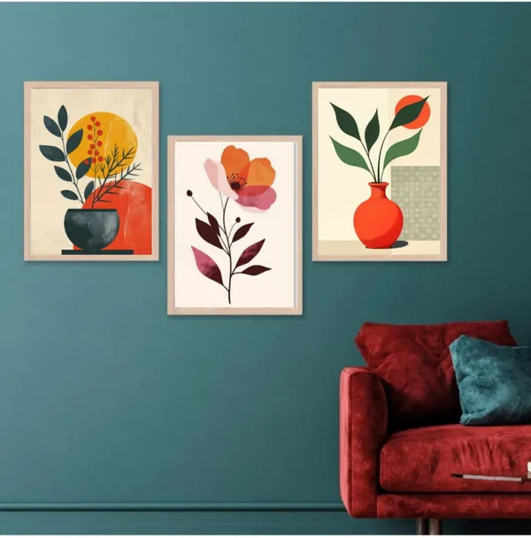 Wooden_Minimalist_Botanical_Floral_Framed_Wall_Art_Set_Of_3