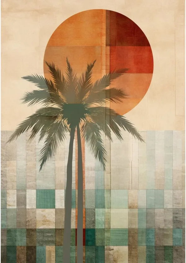 Wooden_Tropical_Palm_Geometric_Abstract_Framed_Wall_Art_Set_Of_3
