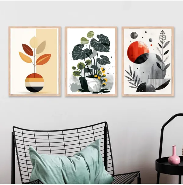 Wooden_Minimalist_Botanical_Framed_Wall_Art_Set_Of_3