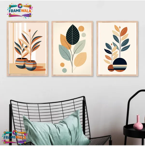 Wooden_Minimalist_Botanical_Framed_Wall_Art_Set_Of_3