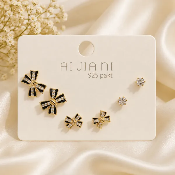 Multicolor_Metal_Alloy,_Stone_Bow_Stud_Earrings_Set_For_Women