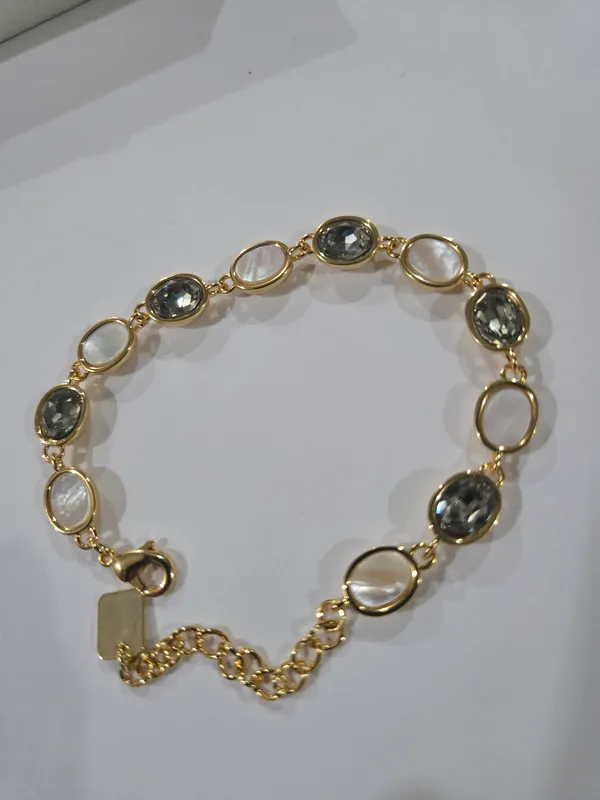 Multicolor_Metal_Alloy,_Stone_Link_And_Stone_Bracelet_For_Women