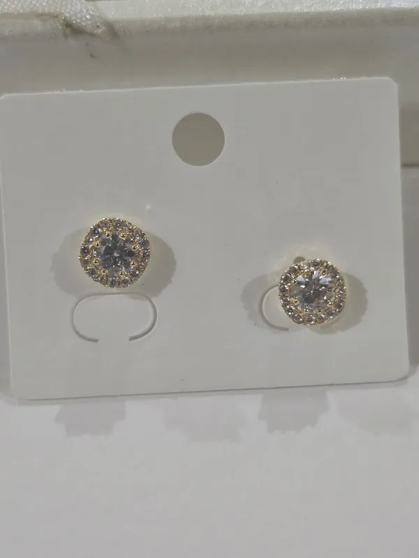 Silver_Metal_Alloy,_Stone_Stud_Earrings_For_Women