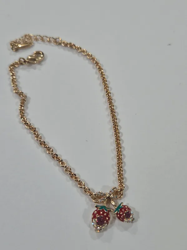 Gold_Metal_Alloy,_Stone_Charm_Anklet_For_Women