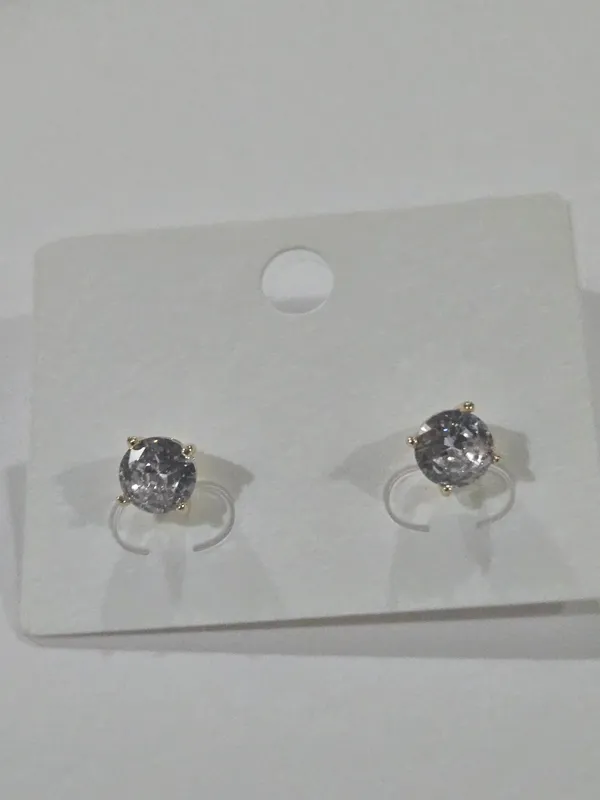 Silver_Metal_Alloy,_Stone_Round_Stone_Stud_Earrings_For_Women