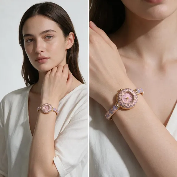 Multicolor_Metal_Alloy,_Stone_Analog_Wristwatch_For_Women