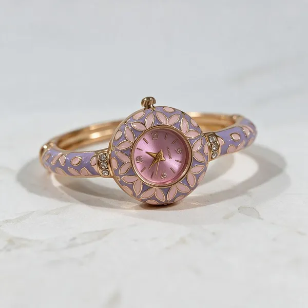 Multicolor_Metal_Alloy,_Stone_Analog_Wristwatch_For_Women