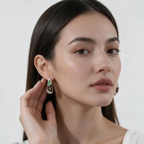 Green_Metal_Alloy,_Stone_Leaf_Drop_Earrings_For_Women