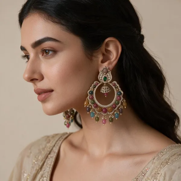 Multicolor_Metal_Alloy,_Stone_Chandbali_Earrings_For_Women