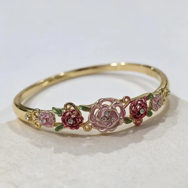 Multicolor_Metal_Alloy,_Stone_Cuff_Bracelet_For_Women
