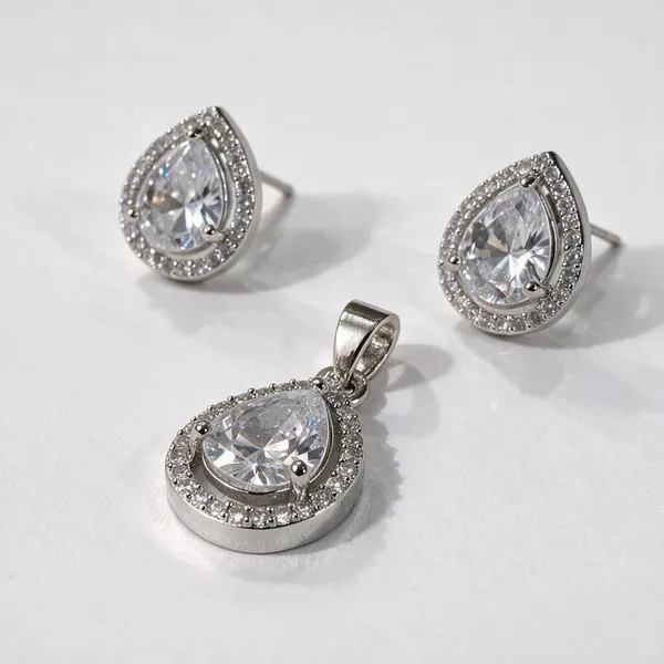Silver_Metal_Alloy,_Stone_Pendant_And_Earrings_Set_For_Women