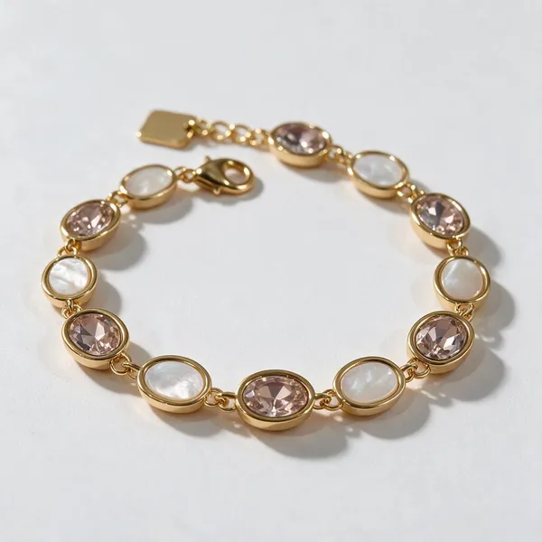 Multicolor_Metal_Alloy,_Stone_Crystal_Link_Bracelet_For_Women