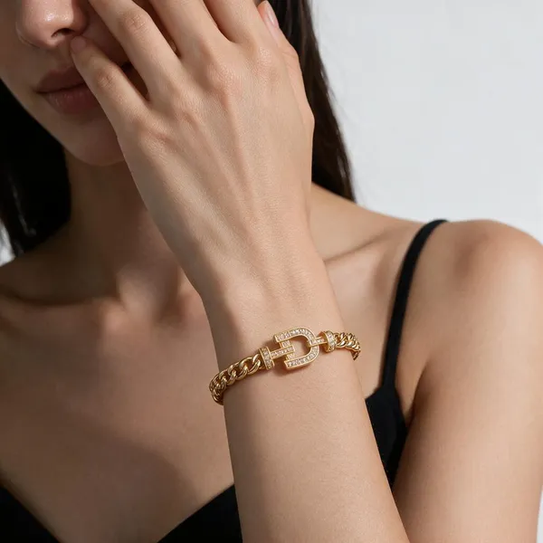 Gold_Metal_Alloy,_Stone_Crystal_Link_Bracelet_For_Women