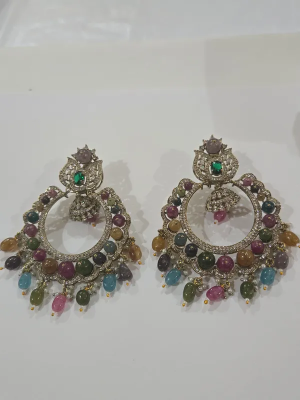 Multicolor_Metal_Alloy,_Stone_Chandbali_Earrings_For_Women