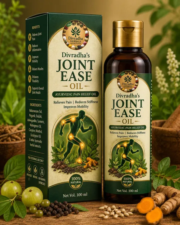 Divradha'S_Joint_Ease_Nirgundi_Shallaki_Pain_Relief_Oil_100Ml