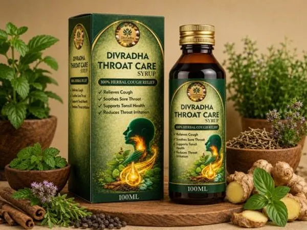 Divradha_Herbal_Throat_Care_Mulethi_Tulsi_Herbal_Syrup_100Ml