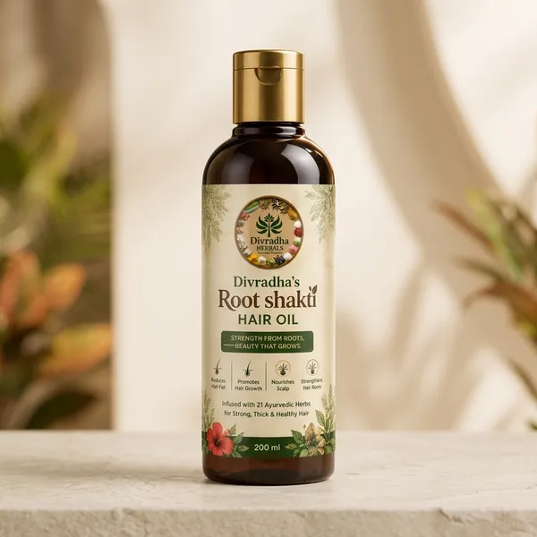 Divradha'S_Root_Shakti_Bhringraj_Amla_Ayurvedic_Hair_Oil_200Ml