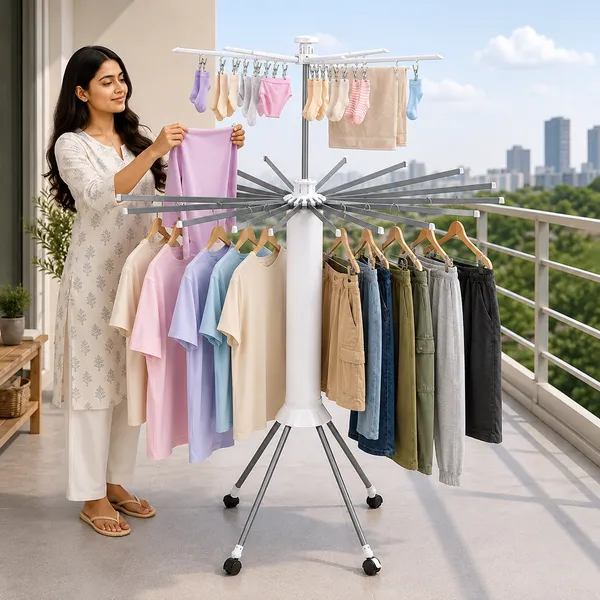 HOMSIC_OrbitDry_360_Foldable_Stainless_Steel_Clothes_Drying_Stand_with_2-Tier_Rotating_Wings,_Heavy_Duty_Laundry_Dryer_Rack_for_Indoor_&_Outdoor_Use