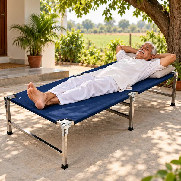 HOMSIC_Folding_Khatlo_Stainless_Steel_Strong_Frame_Single_Person_Sleeping_Foldable_Palang_for_Space_Saving_Bed_in_Small_Home,_Bedroom,_Terrace_Bed_Size_183Cm_X_76Cm_-_(Set_of_1)
